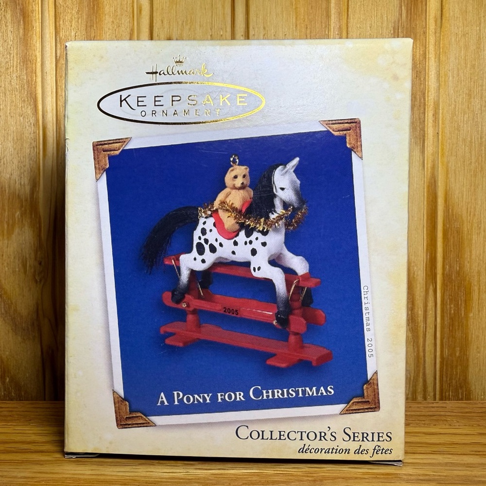 Hallmark Keepsake Ornament - Collector’s Serious - Pony for Christmas, 2005